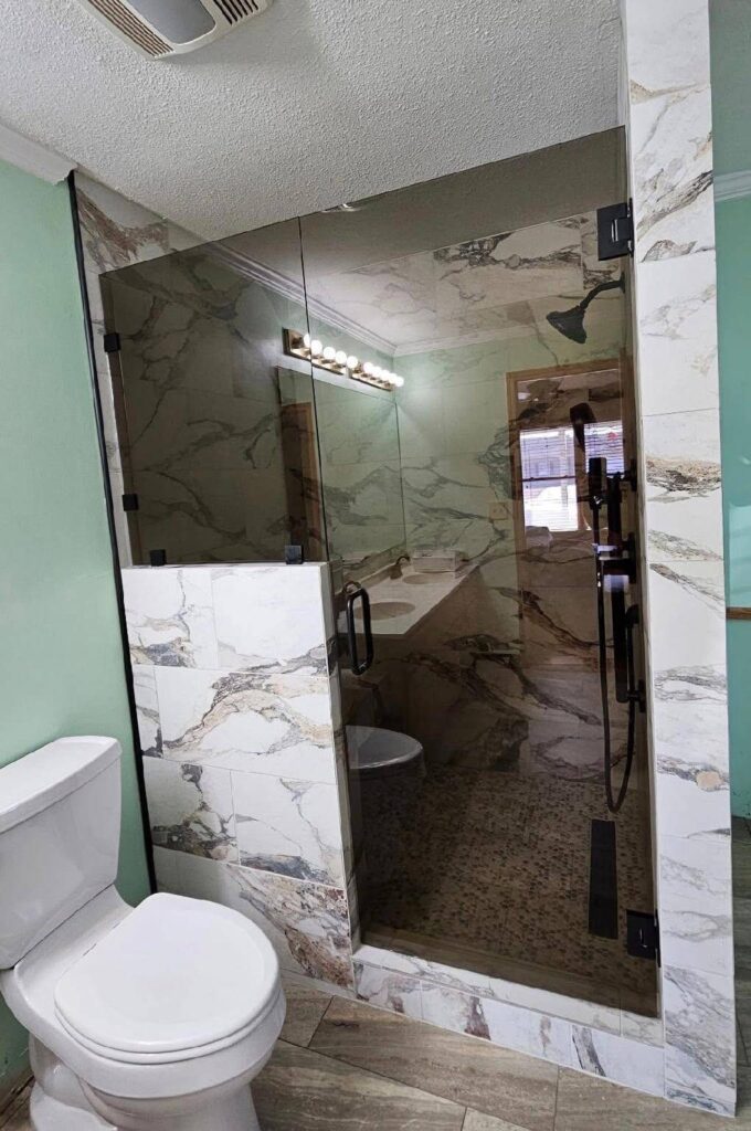 Hosteder Glass Work for Bathroom